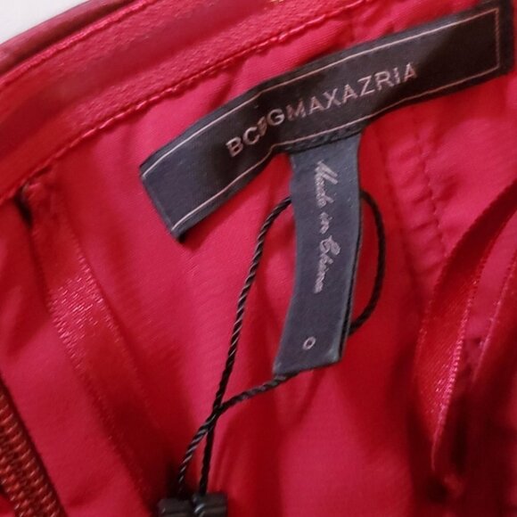 BCBG MaxAzria Tristina Ruby Ruched Straple… - Picture 3 of 6